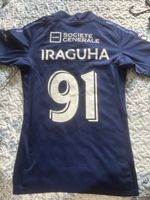 Authentic Match Worn France Sevens Shirt - William Iraguha #91 - Singapore-Perth