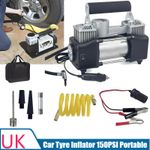 Heavy Duty Electric Car Tyre Inflator 150PSI Portable Air Compressor Pump 50L/mi