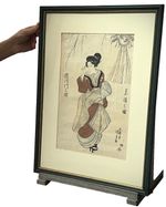 ORIGINAL JAPANESE WOODBLOCK PRINT KUNISADA KABUKI ACTOR LATE EDO PERIOD 1828-35