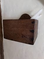 Attractive Vintage Wall Mounted Solid Wooden Candle Box