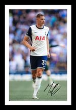MICKY VAN DE VEN - TOTTENHAM HOTSPUR AUTOGRAPHED SIGNED & FRAMED PHOTO PRINT