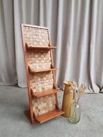 Vtg Mid Century Compact Bookcase Small Shelves Danish Scandi Design Retro R739