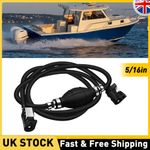 5/16'' 8mm Fuel Gas Line Hose Primer Bulb For Yamaha Outboard Marine Boat UK