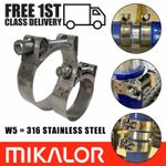 Mikalor Exhaust Clamps 316 Stainless Steel W5 Supra Hose Clips T Bolt Wholesale