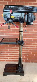 Clarke CDP502F Floor Drill Press 20in Swing 230V 1100W 32mm Chuck 16 Spd