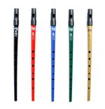 Clarke Sweetone Whistle - Key of C - Red Green Blue Pink Gold - Penny Tin Irish