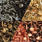 Single Cap Rivets 6x5 7x7 & 9x8 Stud Rapid Rivets Leather Craft Repair
