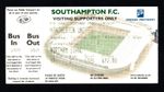 Southampton v Manchester United 2001-2002 Premier League Ticket 13/01/2002