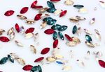 Superior PRIMERO 4228 Foiled Navette Fancy Stone Crystals * All Colors