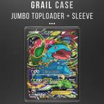 Jumbo Toploader for Oversize Pokémon cards - PREMIUM CUSTOM - FIT BOX TOPPERS