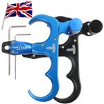 Compound Bow Thumb Release Aids 3 Finger Trigger Grip Archery Shooting Hunting