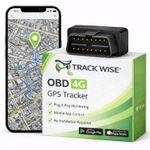 Track Wise 4G OBD2 GPS Car Tracker Real-Time Vehicle Tracking Device APP UK