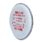 3M 2138 P3R FFP3 Particulate Filters, 2-Pack