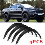 For Ford Ranger Fender Flares Flexible 4.5" Wide Body Kit Wheel Arches Extension