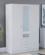Vida Designs Riano Wardrobe, With Shelf & Hanging Rail Bedroom Storage Furniture