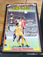FA CUP FINAL PROGRAMME 1982 REPLAY Tottenham v QPR 25/5/1982 (LU)