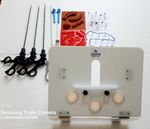 Laparoscopic Training Box Virtual Endo Trainer Foldable In Carry Instruments Set