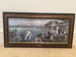 Vintage Framed “An imaginary Cricket Match” Print-sir Robert Ponsonby Staples
