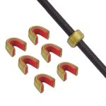 6x Bow String Nocking Points Brass Buckle Clip Knocks Archery String Nocks NEW