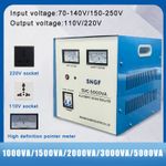 1/1.5/2/3/5KVA Automatic Voltage Stabilizer Regulator 70-140/150-250V to110/220V