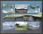 Concorde Aviation British Airways mnh min sheet 2004 Congo