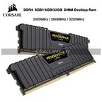 CORSAIR Vengeance LPX DDR4 8GB 16GB 32GB 3200 2666 2400 DIMM Desktop RAM 288-Pin