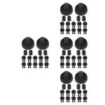 Universal Stove Knobs Replacement Set with Adapters for Electric and Gas Ovens