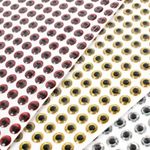 Fly Tying Holographic 3D Simulation Lure/Fish Eyes 3/4/5/6mm - Red/Gold/Silver