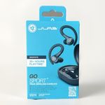 JLab GO Sport Air True Wireless Earbuds GRAPHITE 35+ Hrs Bluetooth Brand New