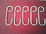 GAMBREL G--- HOOK 6" DROP BUTCHERS BAR GAME PROCESSING HANGER HOOK ONLY S/S 