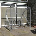 Cycle shelter 6 Space Bike Storage With Galvanised Finish