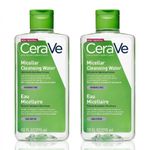2 x CeraVe Micellar Cleansing Water with Niacinamide for All Skin Types 295ml UK