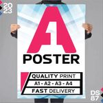 Personalized Poster Paper Print Glossy Photo Custom High Quality 240gsm A1A2A3A4