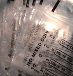 Coin Bags Money Cash Denominated Bank Pound Sterling Pence Strong Plastic Count