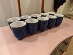 Denby Imperial Blue Mug Set of 10