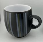 Denby Jet Stripes Large Curve Mug Stoneware Mug Cup