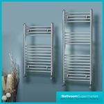 500mm Straight Chrome Heated Bathroom Towel Rail Radiator Towel Rad