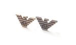 GA Eagle EA Style Alloy Metal Badge with Easy Screw Fitting For Jeans, Bags etc