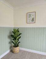 DIY  Wall Panelling V Grooved Chevron MR MDF Wall panels 400mm x 1200mm 2200mm
