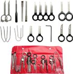 20pcs Car Radio CD Stereo Unit Removal Tool Kit Keys VW BMW Ford Audi Mercedes