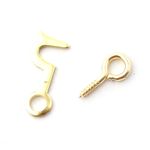 Dolls House Hook and Eye for the Door of a 1:12th Scale Miniature House Hardware
