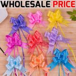 20 PULL BOWS Small 30mm Quality Bow Flower Wedding GIFT Wrap Party Decor Ribbons