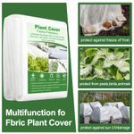 5m-10m 30gsm Frost Fleece Plant Protection,Garden Cover Winter Horticultural UK