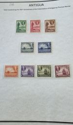 British Antigua KGVI 1932-74 KGV-KGVI-QE II Huge Stamps Sets C.v.£1000 Plus