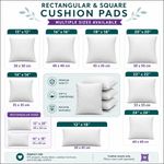 Hollowfibre Cushion Pads Inner Inserts Scatters Filler Deep Filled Plump Cushion