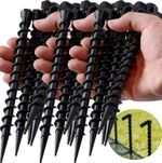 10PCS Tent Pegs Ground Nails | Screw Anchor Stakes Hiking Camping Pins UK
