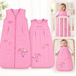 Baby Sleeping Bag 2.5 Tog – Cotton, 2 Sizes 6–18m & 12–36m with Adjustable Studs