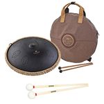 Meinl Sonic Energy OSTD1BK Steel Tongue Drum + keepdrum Mallets Mallets