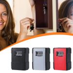 Lock Box for Keys Wall Mount Multipurpose 4 Digit Portable Spare Key Storage for
