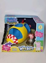 Peppa Pig Weebles Rockin Rocket Spaceship with Peppa Weeble | Brand New Sealed